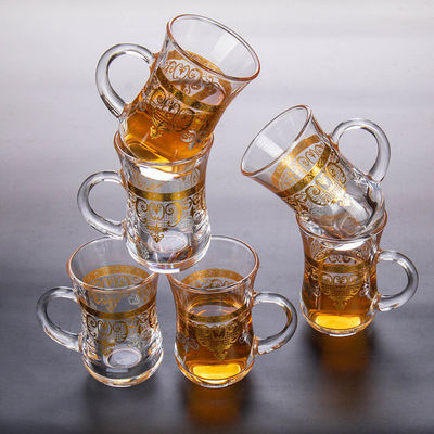 ストックされたクラシックデザイン アイルランドコーヒー アイスクリーム レストラン ビールとコーヒーのグラスカップ