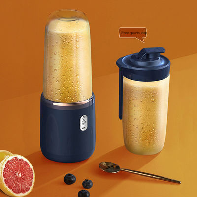 スーパーマーケット 容器とバッテリー充電付きのポータブルバンブージューサーブレンド 400ml