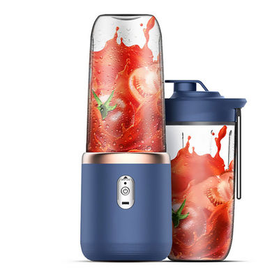 スーパーマーケット 容器とバッテリー充電付きのポータブルバンブージューサーブレンド 400ml