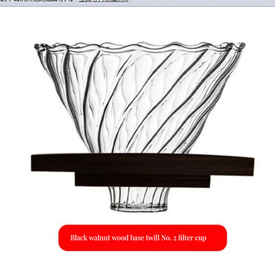 カフェフィルター バリスタキッチン用 再利用可能なV型金属棚フィルター紙ホルダー