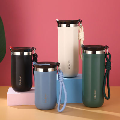 蓋付きのステンレスステールコーヒーカップ 全適用者 オーダーメイド 350ml 450ml
