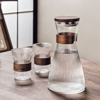 オーダーメイドサイズ 高ボロシリケートガラス飲料セット 現代の家庭用冷水のボトル