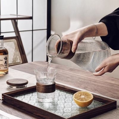 オーダーメイドサイズ 高ボロシリケートガラス飲料セット 現代の家庭用冷水のボトル