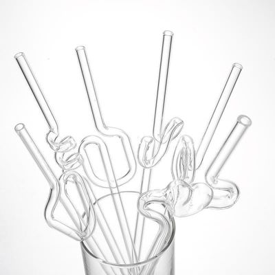 2024 ボロシリケート 3.3 ワインバー用アクセサリー用直線ガラスストロー