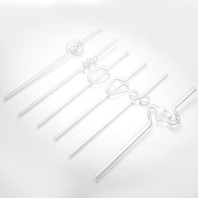 2024 ボロシリケート 3.3 ワインバー用アクセサリー用直線ガラスストロー