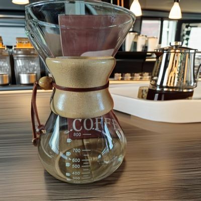 オーダーメイド ロゴ 双壁ボロシリケート ガラス コーヒー メーカー 異常な熱耐性