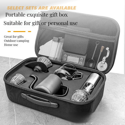 このポータブル旅行セットで 持続可能なコーヒーの修正を