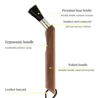 提供 木製のハンドル 洗浄 ブラシ カスタム ロゴ 野良毛 岩登り ブラシ その他