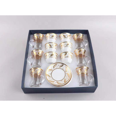 ヨーロッパデザインスタイル 持続可能な素材のハンドル付き カスタマイズされたガラスコーヒーカップ