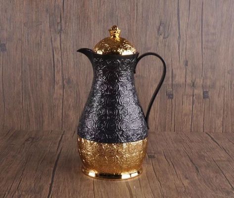 ヨーロッパデザイン 2 片ガラスのラインナー サーモスボトル メタルボディ カフェ 掃除瓶