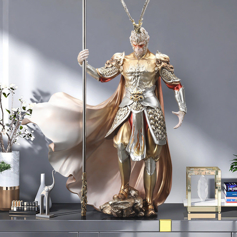 装飾品 ウコン 金色のフープ ブラック 神話 猿王 VS 仏陀 飾り