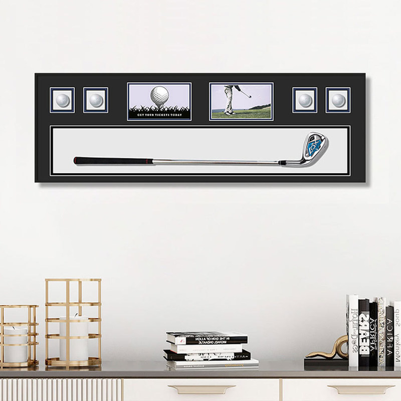 モダン シンプル 結晶 ガラス ゴルフ 絵 建築 ブロック デザイン ギャラリー 壁セット
