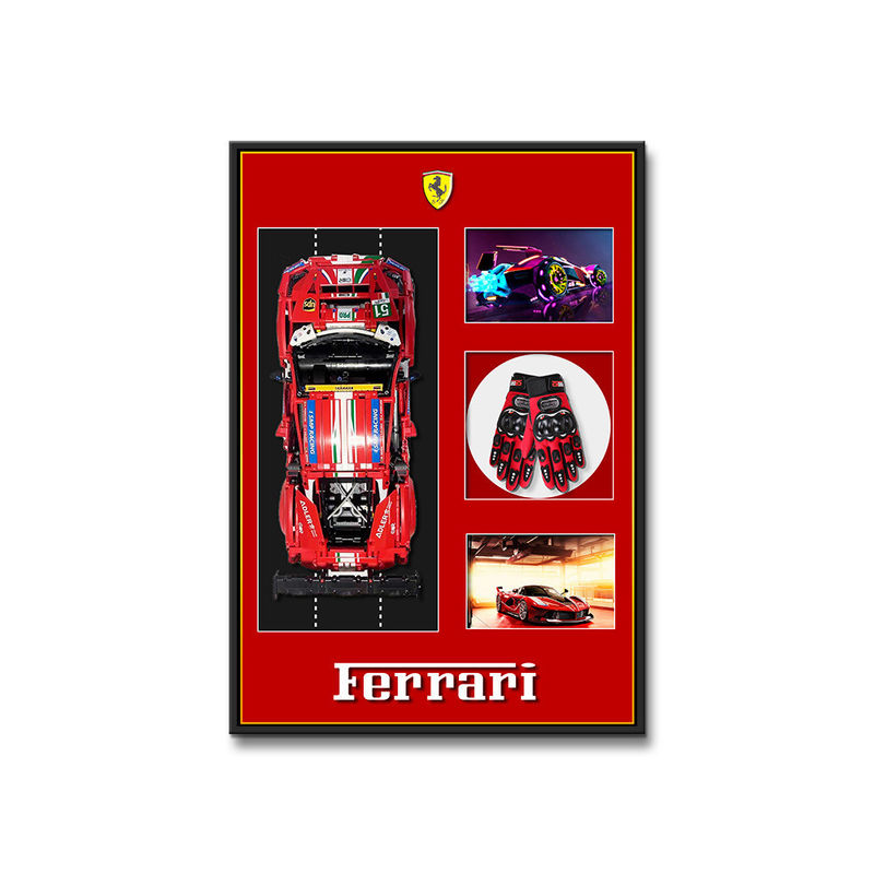 モダン スポーツカー 壁壁展示枠 電気 カスタムスタイル サポートされたアートテーマ