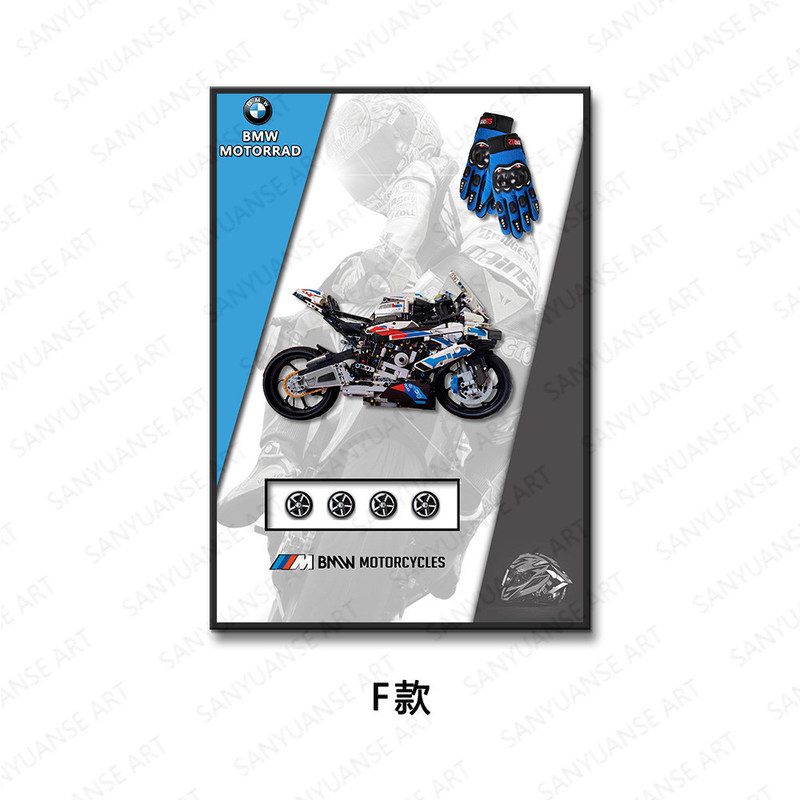 スタイリッシュなホームハンガングディスプレイ 電気静物パターンビルディングブロックディスプレイ