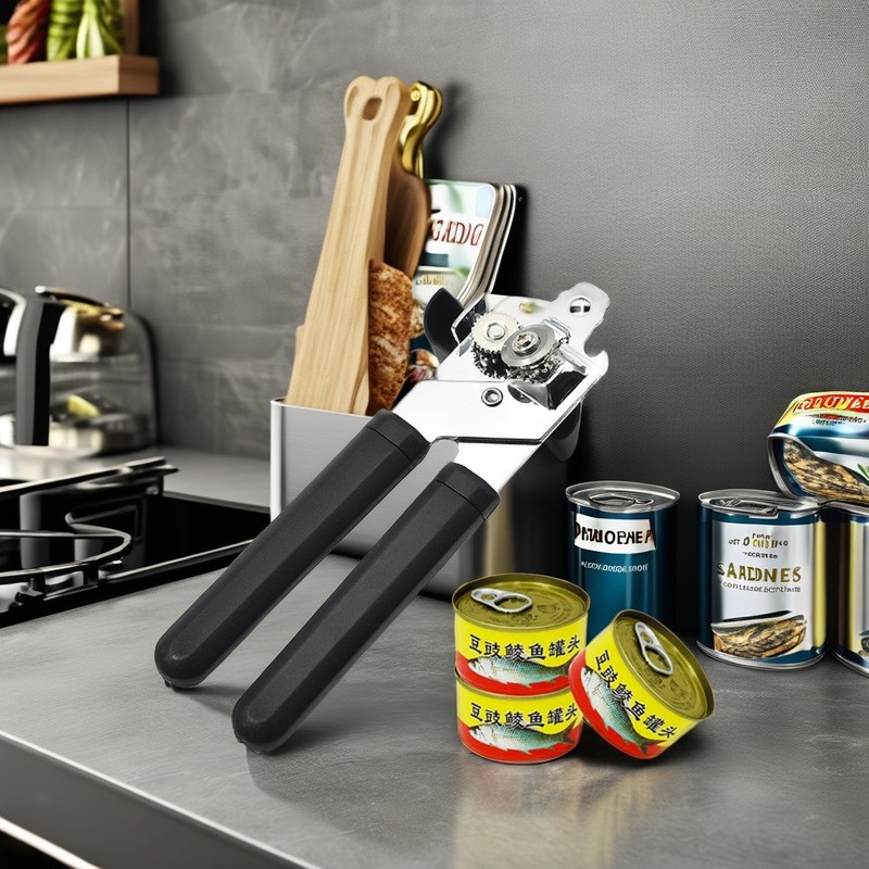 強力なプラスチックハンドル マニュアル缶開け キッチン用鍵形金属ボトル開け機