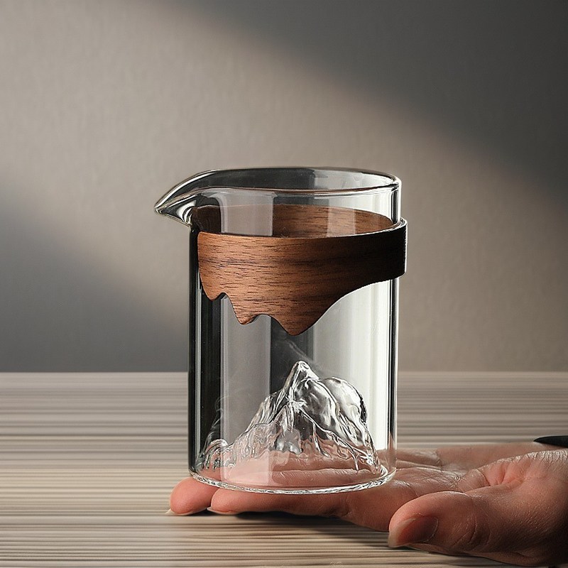 240ml 環境に優しいガラス茶杯 ホテル用 透明な 手作り 水ミルクコーヒー