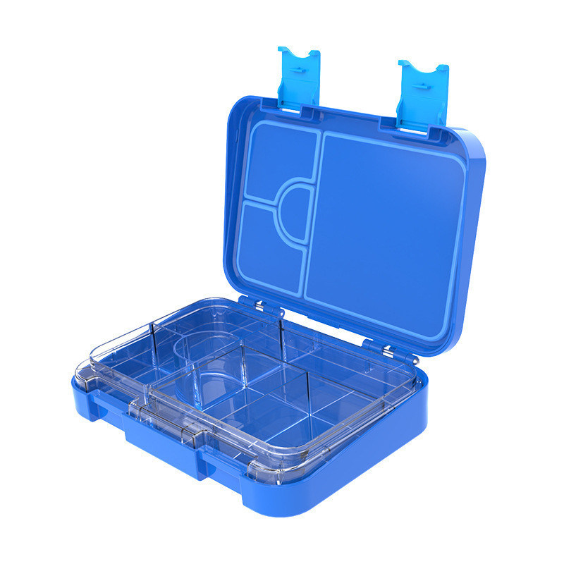 便利な環境にやさしい二層隔離式ベントランチボックス 21*16*4.5cm