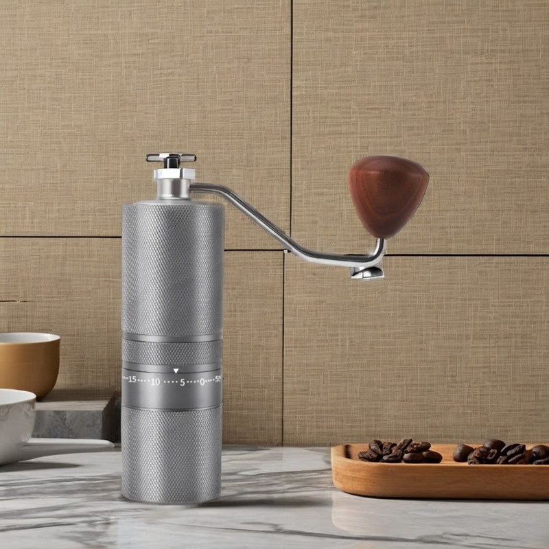 手動 エスプレッソ・グライダー C2 カフェ・ビーンのミール用のセラミック・コーニカル・バーと木柄