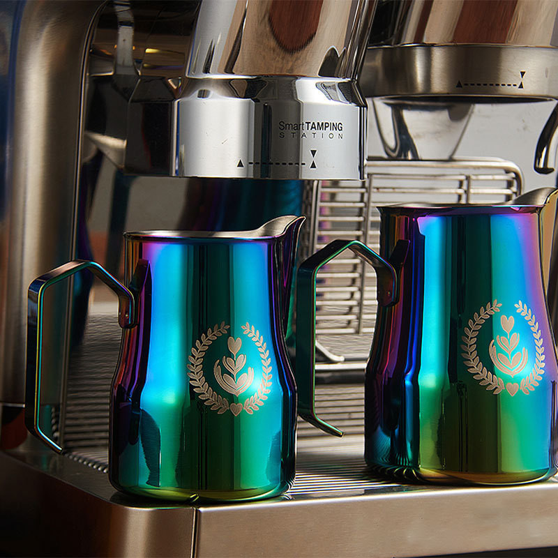 350ml/500ml コーヒーエスプレッソ用ステンレス製ミルクジラ 特別デザイン AMERICAN STYLE