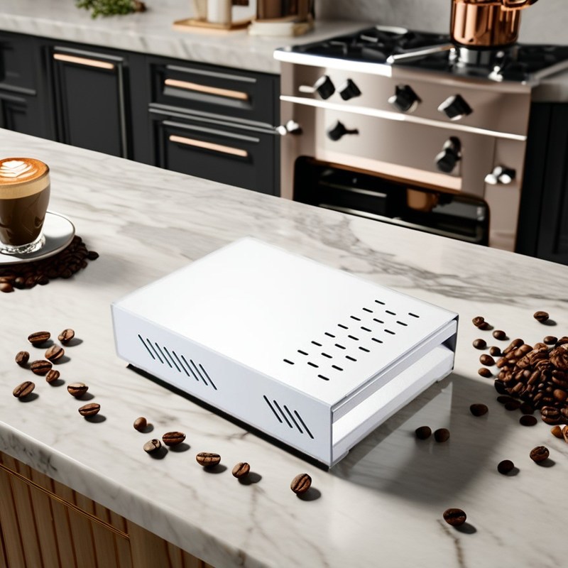 小型クラシックスタイル 重用ステンレスステールノックボックス 商用環境での泡ミルクに最適