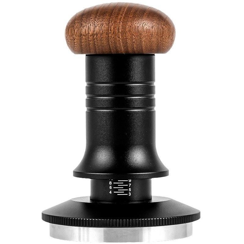 スタッドレスタイヤ ロープベース カフェタンパー 固形木柄 調整深さ 51/53/58mm バリスタ用