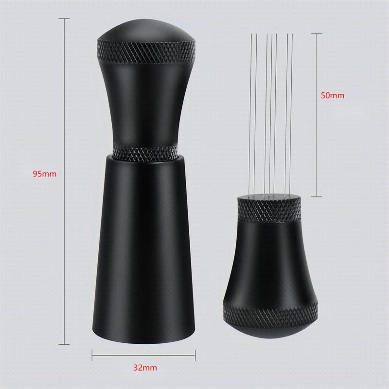 ステンレス鋼のコーヒー粉末の混合ツール スタンド付きのセラミックエスプレッソニードルディスペンサー