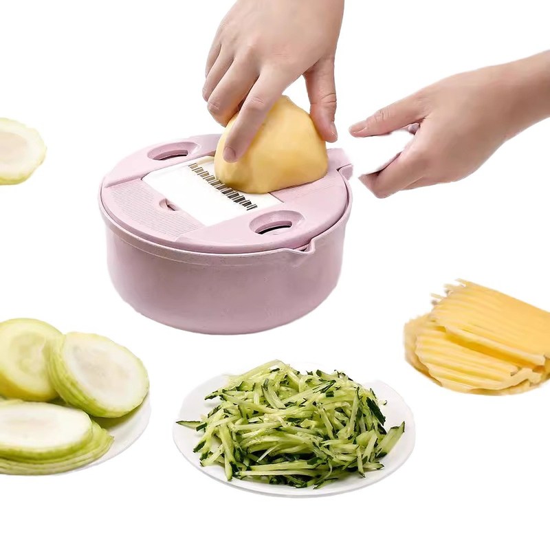 パーツ数 1 ハンド野菜切断器 ステンレス・スチール ボウル 多機能ツール