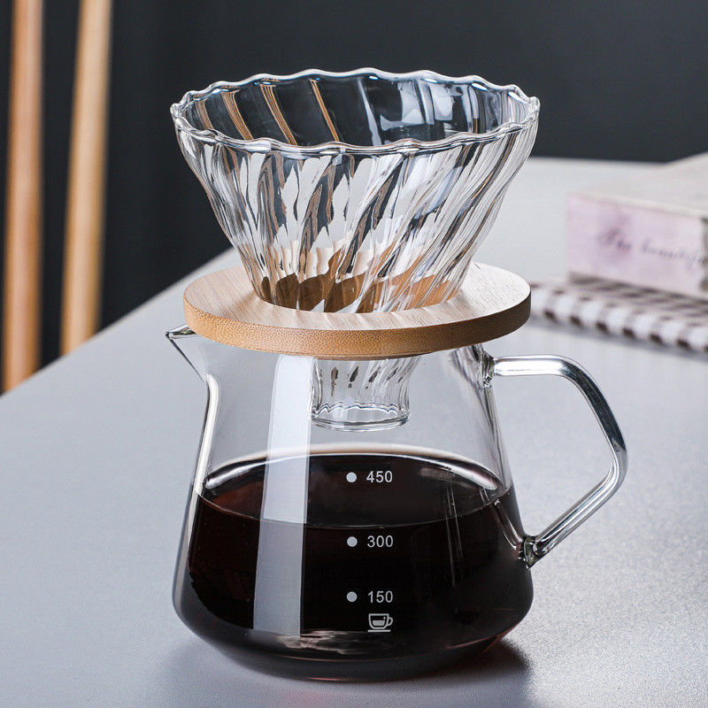 銀色 高温耐性 V 形 カフェドリップスタンド レストランと家庭用