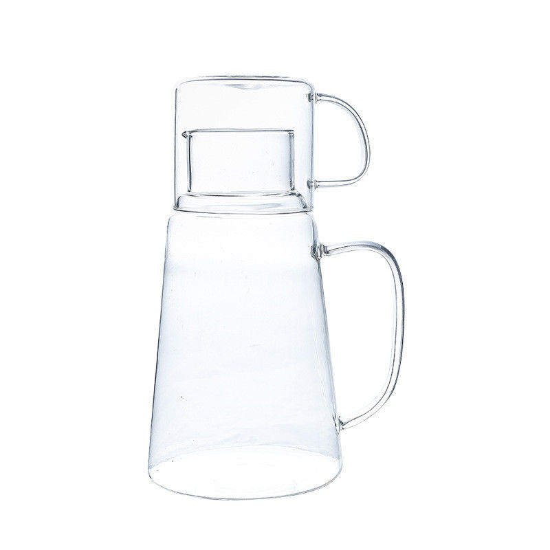 モダンデザイン 温水/冷水 缶 汁 飲み物 カラフ グラス 容器 カップ付き