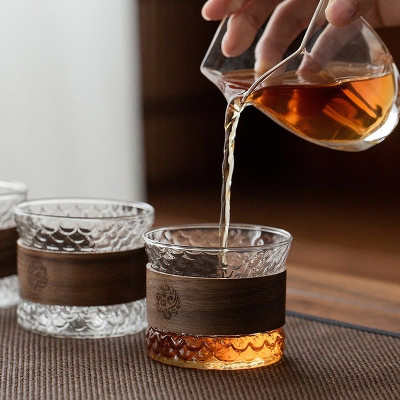 オーダーメイド ロゴ 150ML 高ボロシリケートガラス ダブルウォール 現代の旅行用茶コーヒーカップ